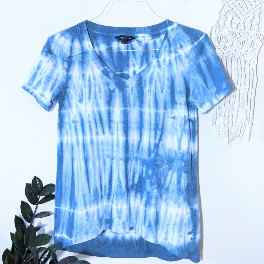 Rock & Republic Small Blue Tie Dye T Shirt